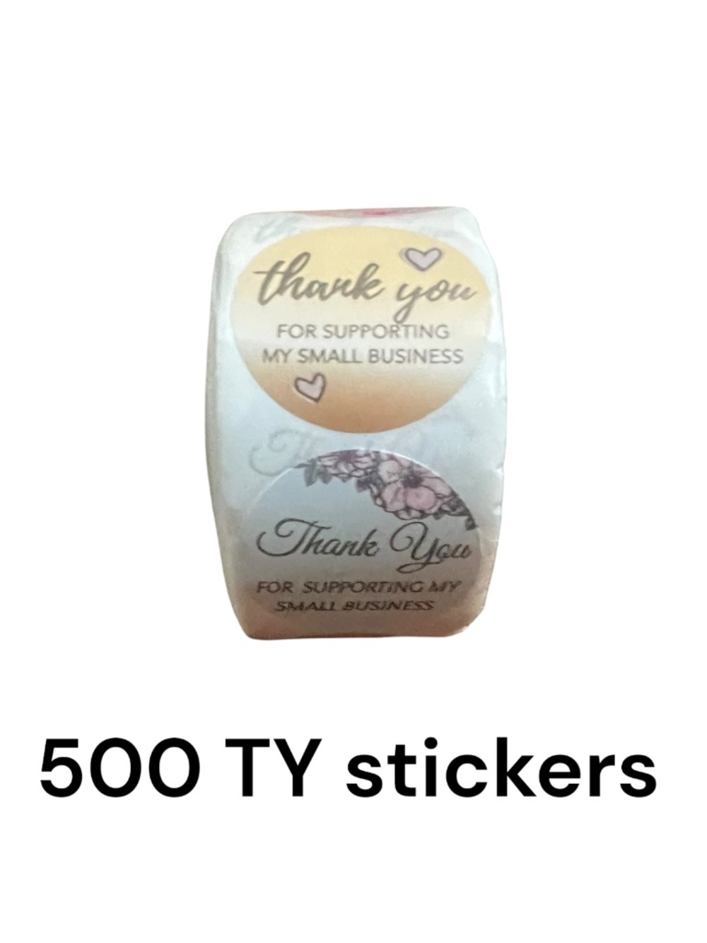 Shipping Bundle - 575 pieces, Poly Mailers, Stickers, Clear Polys, TY Cards - Picture 2 of 8